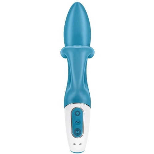 Вібратор кролик із потрійним відростком Satisfyer Embrace me Turquoise: Діаметр, см 3.6