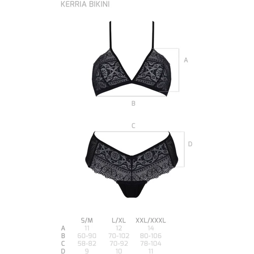 Комплект ECO Passion KERRIA BIKINI black S/M: Применение На тело