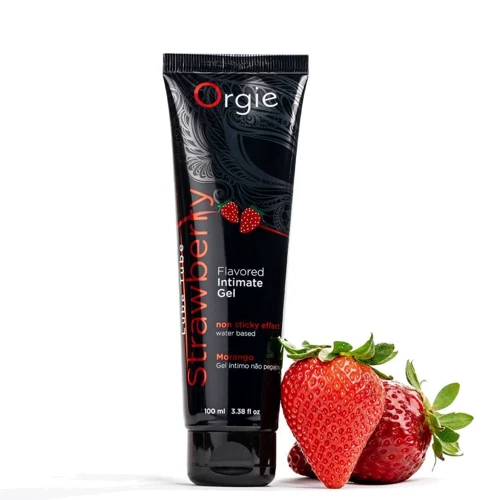 Лубрикант на водной основе Orgie Lube Tube Strawberry, 100 мл, со вкусом и ароматом клубники: Основа Водная