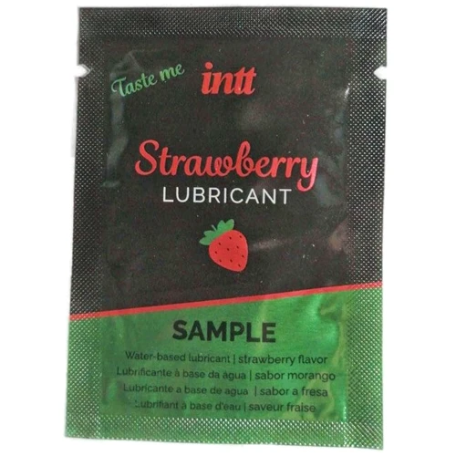 Пробник лубриканта на водній основі Intt Strawberry (2 мл)