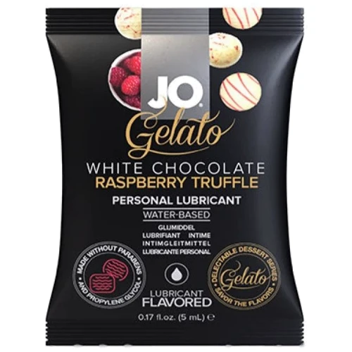 Пробник лубриканту System Jo Gelato White Chocolate Raspberry, 5 мл