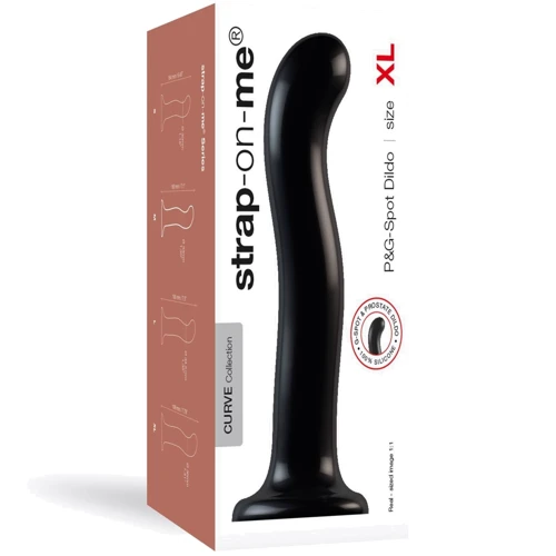 Насадка для страпона Strap-On-Me P&G-Spot Dildo, XL: Наличие вибрации Нет