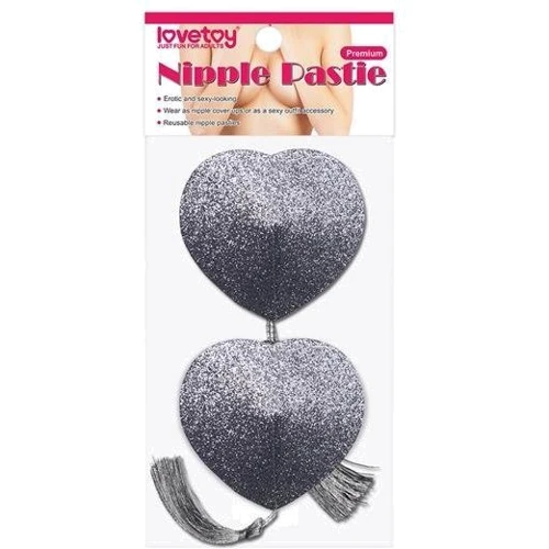 Прикраси для сосків LoveToy Reusable Glitter Heart Tassel Nipple Pasties: Для кого Для женщин