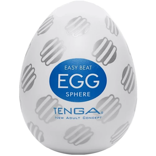 Мастурбатор-яйце Tenga Egg Sphere з багаторівневим рельєфом