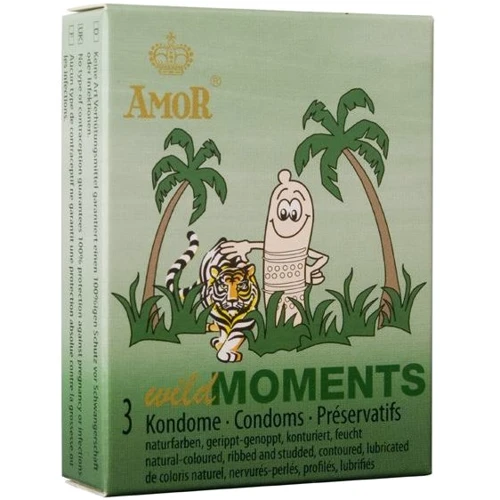 Презервативи Amor Wild Moments, 3 шт.