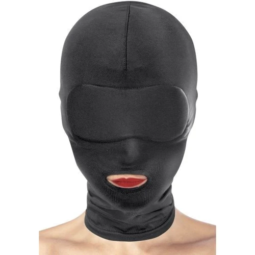 Капюшон для БДСМ з відкритим ротом Fetish Tentation Open Mouth Hood