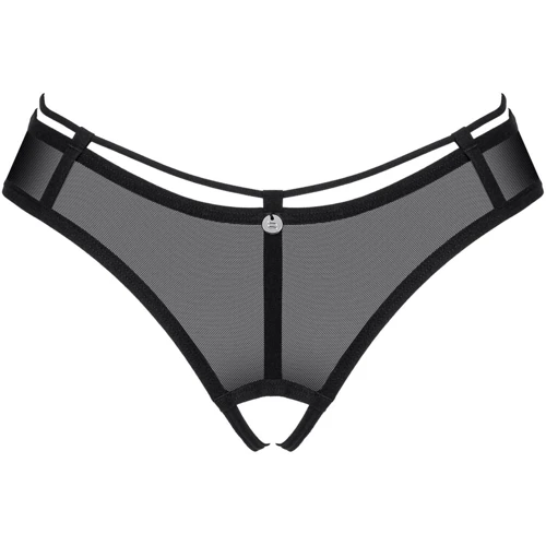 Трусики Obsessive Roxelia crotchless thong XL/2XL: Узор Однотонный