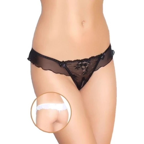 Жіночі стрінги SoftLine G-String 2384, M/L (black): Для кого Для женщин