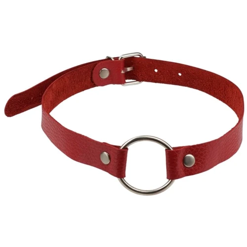 Кляп sLash Leather O-Ring Gag Red