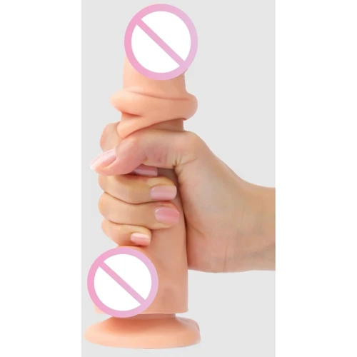 Реалистичный фаллоимитатор Strap-On-Me Sliding Skin Realistic Dildo Vanille - L