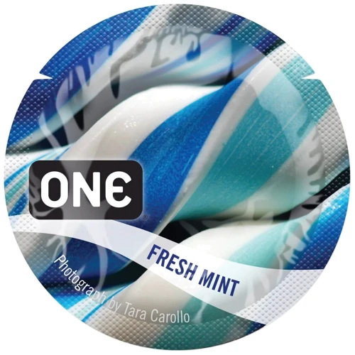 Презерватив ONE FlavorWaves Fresh Mint, 1 шт