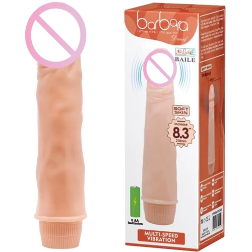 Вібратор BARBARA Dwarf DILDO VIBRATOR, BW-001050R