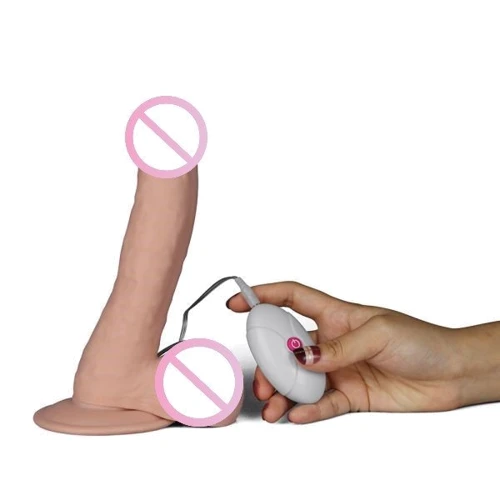 Вібромасажер LoveToy The Ultra Soft Dude Vibrating Flesh 8.8": Тип управління Провідний пульт