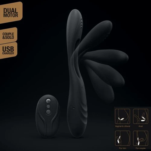 Вібратор для пар Dorcel MULTI JOY з пультом ДУ: Тип управління На дистанционном управлении