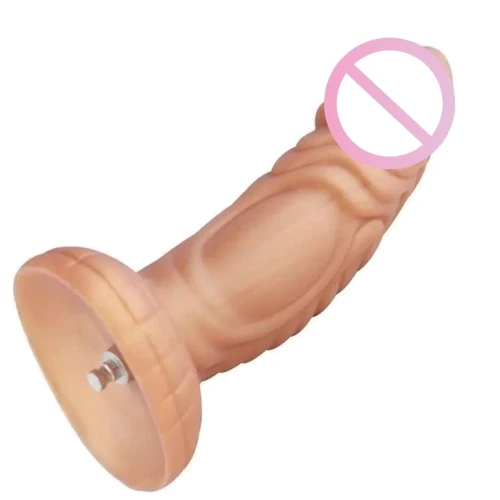 Фалоімітатор-насадка Hismith Slightly Curved Silicone Dildo Monster Series