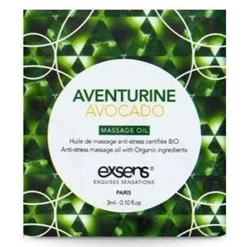 Пробник масажного масла EXSENS Anti-Stress Aventurine Avocado 3мл