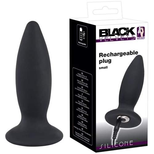 Анальний затор Orion - Black Velvets Rechargeable Plug Small фото 5