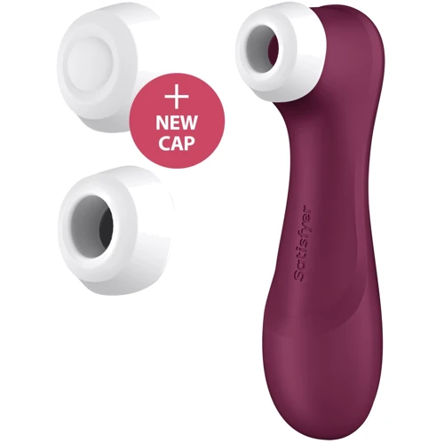 Вакуумный клиторальный стимулятор Satisfyer Pro 2 Generation 3 with Liquid Air Wine Red