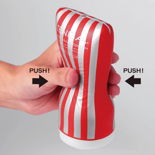 Мастурбатор Tenga Squeeze Tube Cup (м'яка подушечка) здавлюють: Призначення  класичний