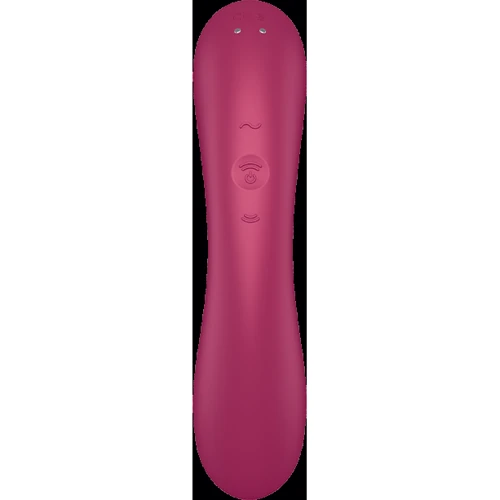 Вакуумный стимулятор с вибрацией Satisfyer Curvy Trinity 1 Red: Назначение Вакуумные