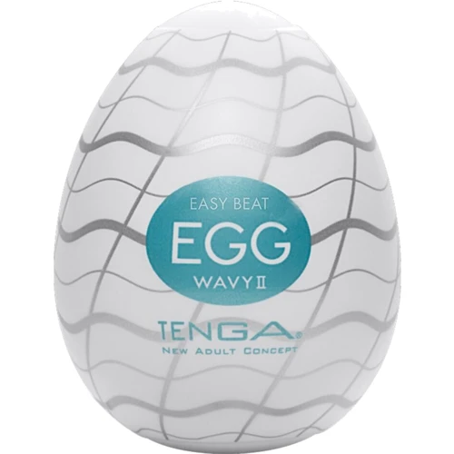 Мастурбатор-яйцо Tenga Egg Wavy II с двойным волнистым рельефом