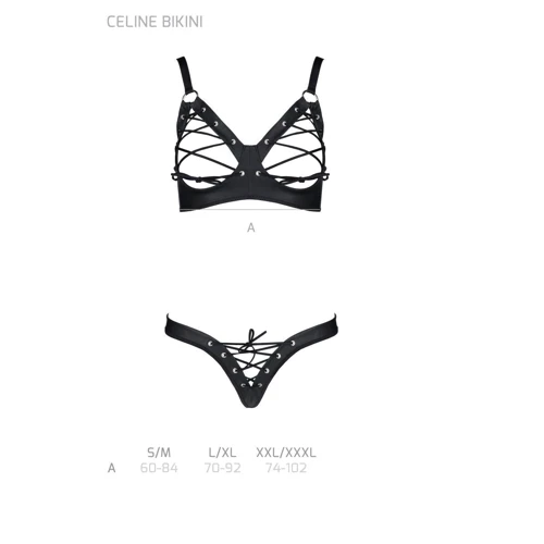 Комплект Passion CELINE BIKINI black XXL/XXXL: Для кого Для женщин