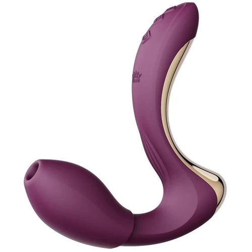 Вібратор-пульсатор з вакуумной насадкой Zalo – Talis G-Spot PulseWave Vibrator Velvet Purple: Тип і форма Вібромасажер