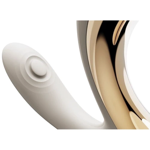 Вибратор-пульсатор с вакуумной насадкой Zalo – Talis G-Spot PulseWave Vibrator Ivory White: Назначение Для точки ДЖИ