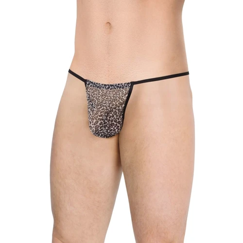 Мужские стринги SoftLine - Mens Thong 4531, OneSize (grey panther)