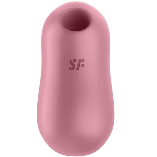 Вакуумний стимулятор із вібрацією Satisfyer Cotton Candy Light Red: Тип управління Кнопочное