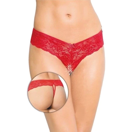 Женские трусики SoftLine - Thongs 2440, S/M (red)