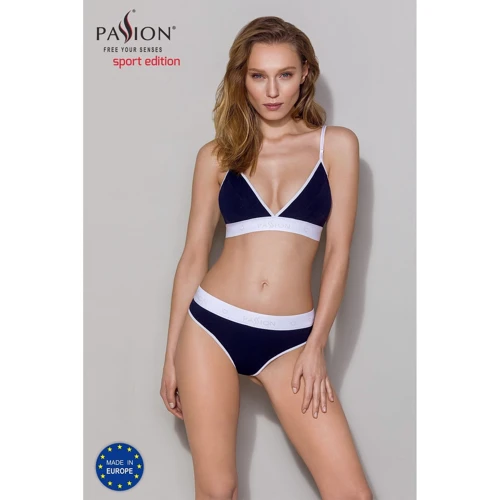 Спортивні трусики-стринги Passion PS007 PANTIES navy blue, size S: Застосування На попу