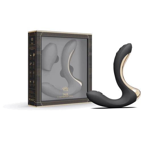 Вибратор-пульсатор с вакуумной насадкой Zalo – Talis G-Spot PulseWave Vibrator Obsidian Black: Назначение Для точки ДЖИ