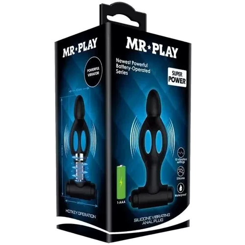 Анальний стимулятор з вібрацією MR PLAY, BI-210214-MR фото 7