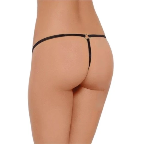 Жіночі стрінги SoftLine String 2307, S/L (black): Вид Трусы