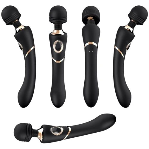 Універсальний вібромасажер Cleopatra Wand Massager: Довжина, см 24.2