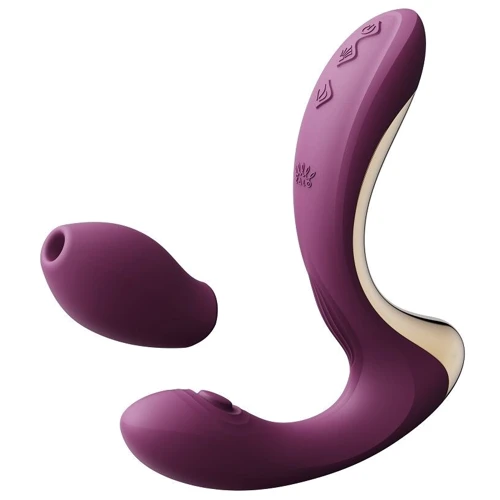 Вібратор-пульсатор з вакуумной насадкой Zalo – Talis G-Spot PulseWave Vibrator Velvet Purple