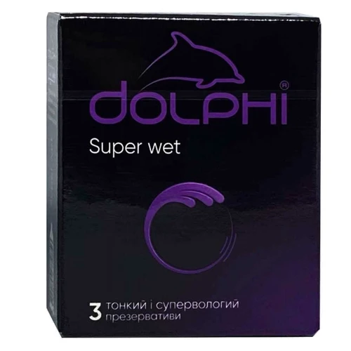 Презервативы DOLPHI Super Wet 3 шт