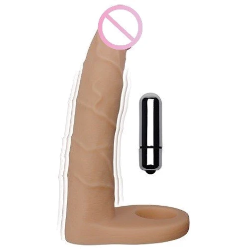 Насадка для подвійного проникнення LoveToy The Ultra Soft Double Vibrating 7"