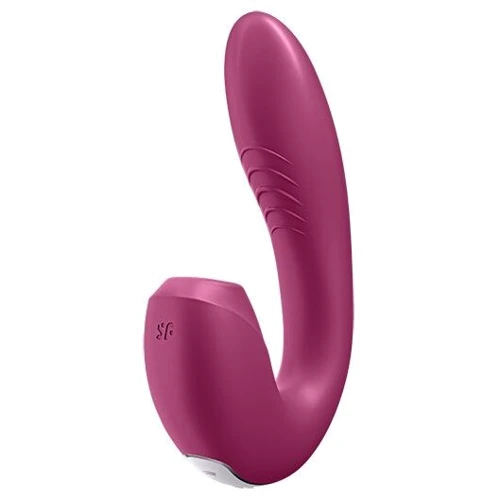 Вакуумный смарт вибратор Satisfyer Sunray Berry, 4 положения ствола