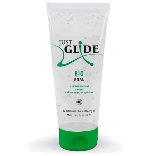 Веганська органічна анальна змазка на водній основі - Just Glide Bio Anal, 200 ml