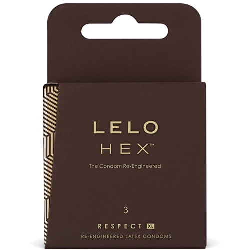 Презервативи LELO HEX Condoms Respect XL 3 Pack