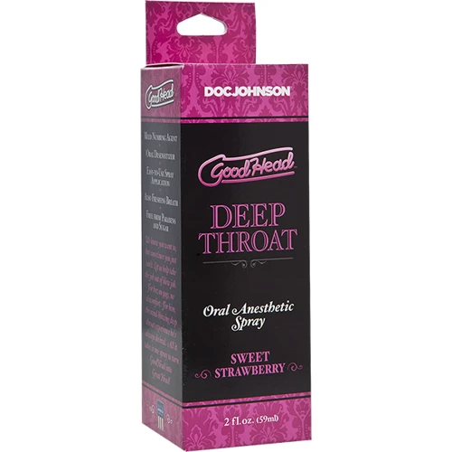 Спрей для минета Doc Johnson GoodHead Deep Throat Spray - Sweet Strawberry (59 мл)