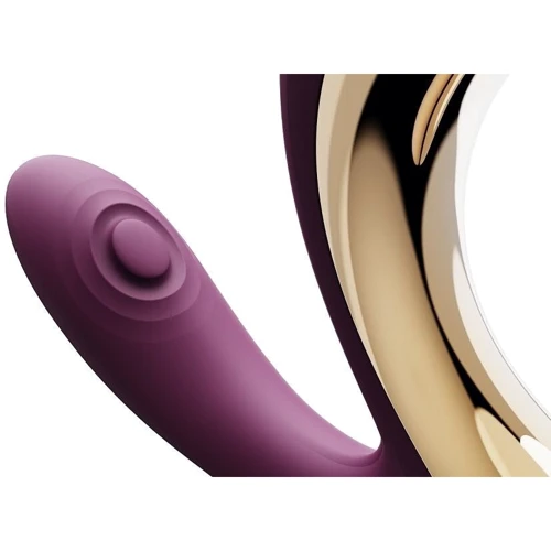 Вібратор-пульсатор з вакуумной насадкой Zalo – Talis G-Spot PulseWave Vibrator Velvet Purple: Тип управління кнопкове