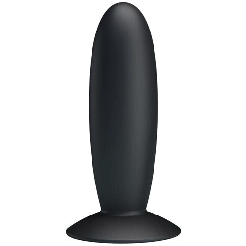 Анальный стимулятор Butt Plug Massager с вибрацией, BI-040045: Особенности С присоской