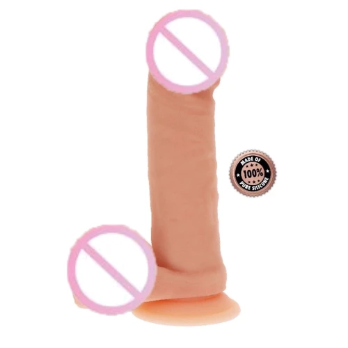 Фалоімітатор з мошонкою Get Real Silicone Dildo 8 Inch w Balls, 17.5х4 см: Призначення Вагінальні