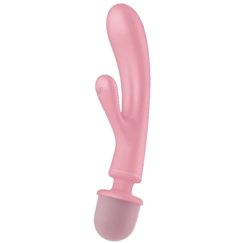 Вибратор-кролик + массажер 2в1 Satisfyer Triple Lover Рink