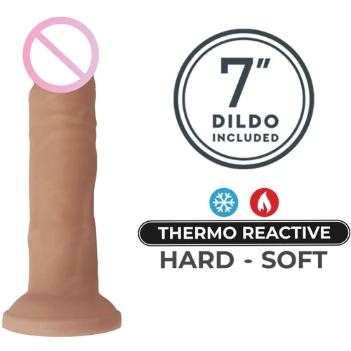 Напівторс з фалоімітатором на присосці SilexD Apollo S Male Torso Caramel: Діаметр, см 3.5