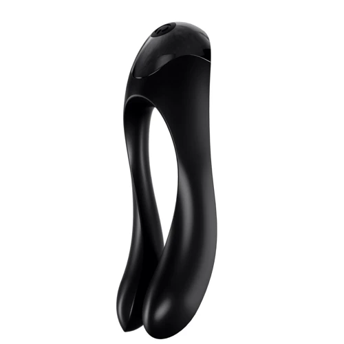 Вибратор на палец Satisfyer Candy Cane Black: Длина, см 11