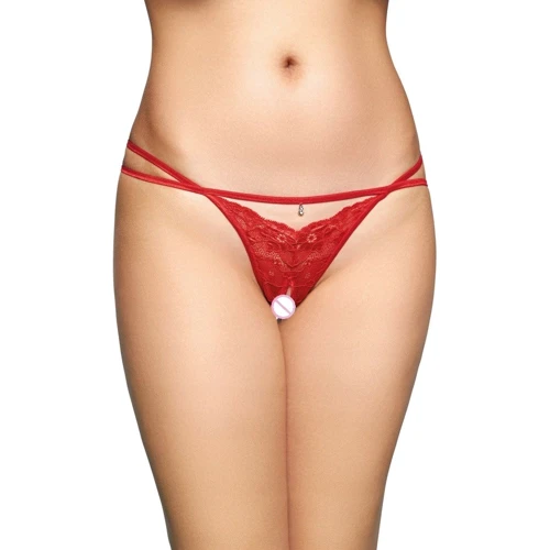 Жіночі стрінги SoftLine - SLC 2021 G-String 2496, S/M (red)